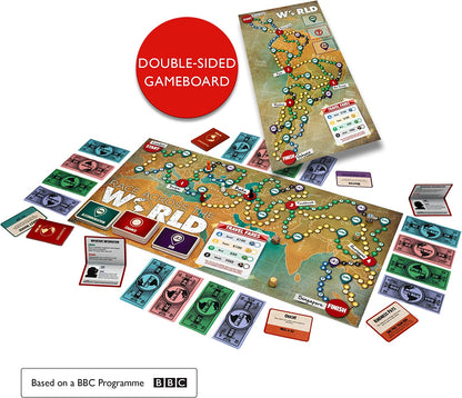 IDEAL | Race Across the World: The globe-trotting adventure game! | Family TV Show Game| For 2-6 Players | Ages 8+