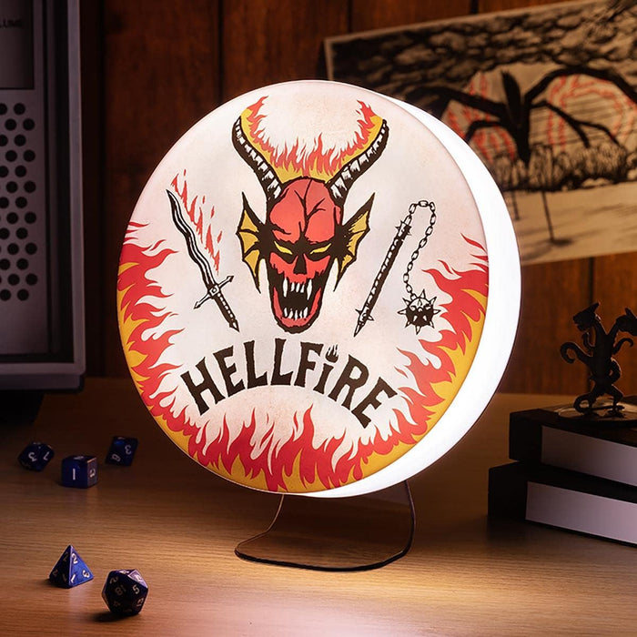 Stranger Things Lampe Hellfire Club Logo 20 cm