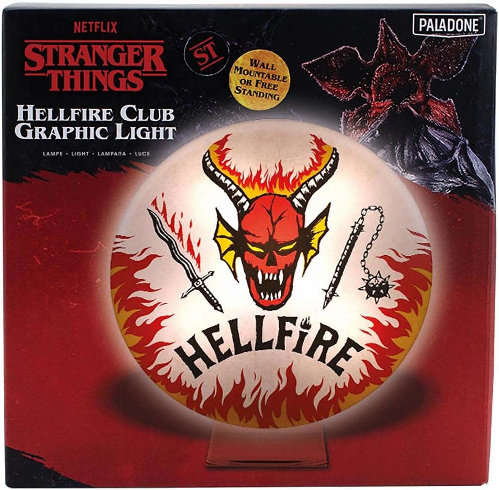 Stranger Things Lampe Hellfire Club Logo 20 cm