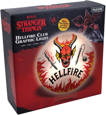 Stranger Things Lampe Hellfire Club Logo 20 cm