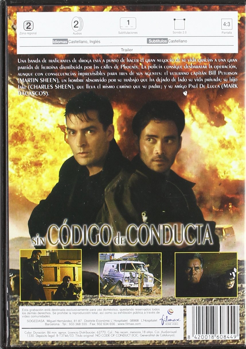 Sin Codigo De Conducta (Import Dvd) (2003) Charlie Sheen; Martin Sheen; Mark D