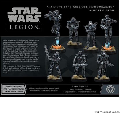 Star Wars Legion Dark Troopers Expansion | Two Player Miniatures Battle Game | Strategy Game for Adults and Teens | Ages 14+ | Average Playtime 3 Hours | Made by Atomic Mass Games