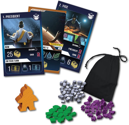 Planet B Board Game | Political Strategy Game | Futuristic Sci-Fi Game for Adults | Fun Game for Family Game Night | Ages 14+ | 2-4 Players | Average Playtime 60-180 Minutes | Made by Z-Man Games