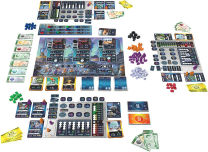 Planet B Board Game | Political Strategy Game | Futuristic Sci-Fi Game for Adults | Fun Game for Family Game Night | Ages 14+ | 2-4 Players | Average Playtime 60-180 Minutes | Made by Z-Man Games
