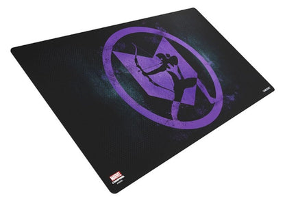 Marvel Champions Hawkeye Game Mat | Slip-Resistant 24" by 14" Rubber Mat | Designed for Use with Marvel Champions The Card Game | Compatible with Other TCGs and LCGs | Made by Gamegenic