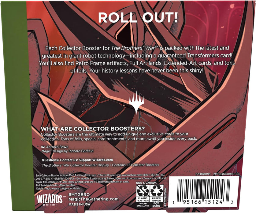 Magic: The Gathering The Brothers’ War Collector Booster Box, 12 Packs