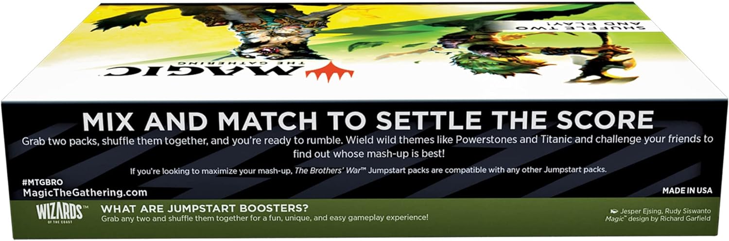 Magic: The Gathering The Brothers’ War Jumpstart Booster Box, 18 Packs