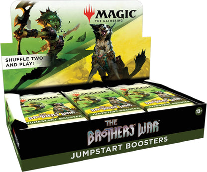 Magic: The Gathering The Brothers’ War Jumpstart Booster Box, 18 Packs