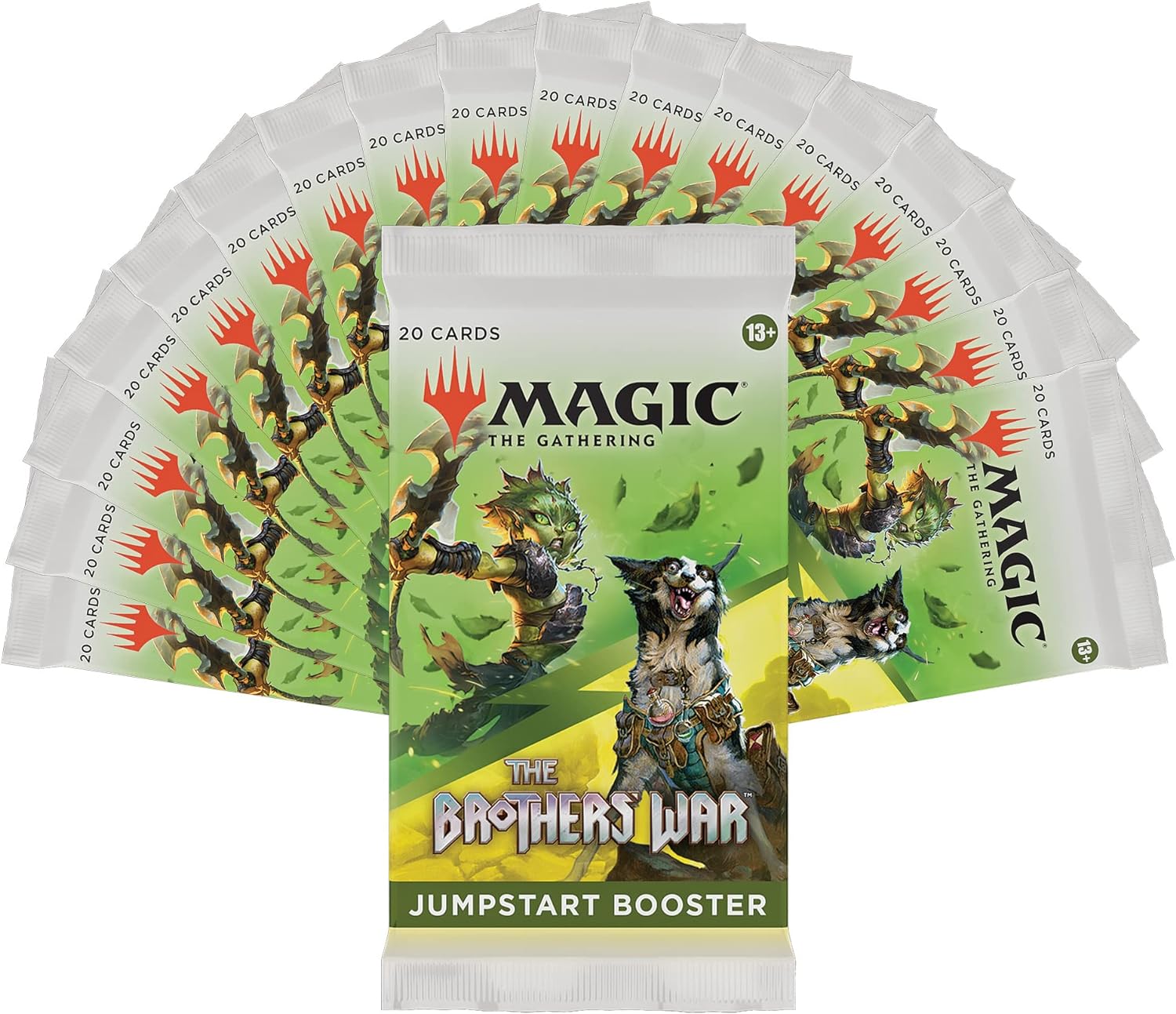 Magic: The Gathering The Brothers’ War Jumpstart Booster Box, 18 Packs