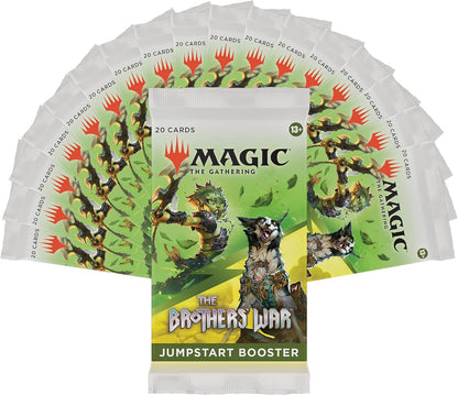 Magic: The Gathering The Brothers’ War Jumpstart Booster Box, 18 Packs