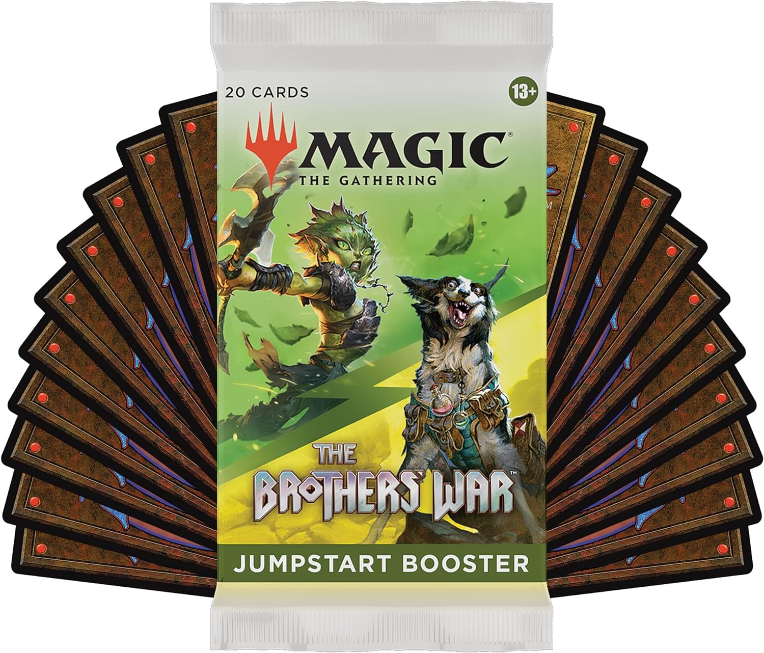 Magic: The Gathering The Brothers’ War Jumpstart Booster Box, 18 Packs