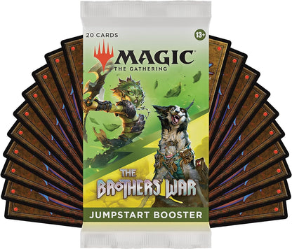 Magic: The Gathering The Brothers’ War Jumpstart Booster Box, 18 Packs
