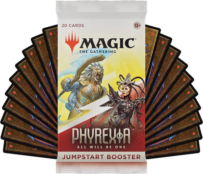 Magic The Gathering Phyrexia: All Will Be One Jumpstart Booster Box | 18 Packs (360 Magic Cards)