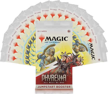 Magic The Gathering Phyrexia: All Will Be One Jumpstart Booster Box | 18 Packs (360 Magic Cards)