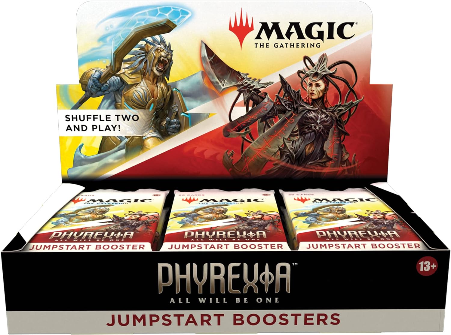 Magic The Gathering Phyrexia: All Will Be One Jumpstart Booster Box | 18 Packs (360 Magic Cards)