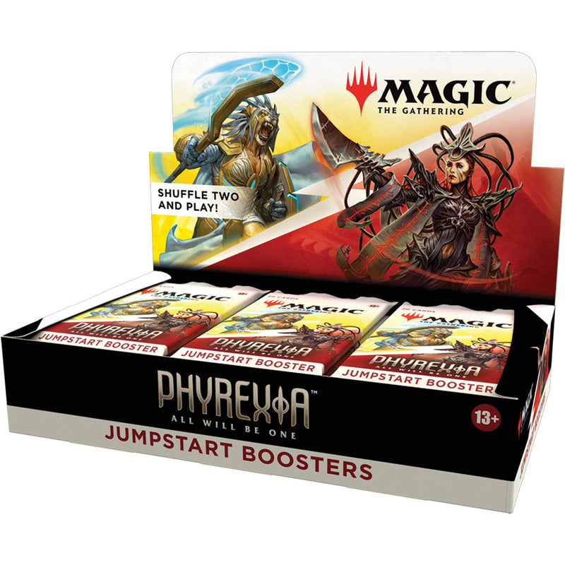 Magic The Gathering Phyrexia: All Will Be One Jumpstart Booster Box | 18 Packs (360 Magic Cards)