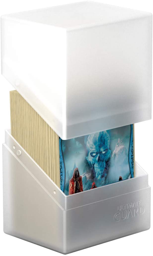 Ultimate Guard UGD010681 Boulder Deck Case 80+ Standard Size Box, Frosted, S