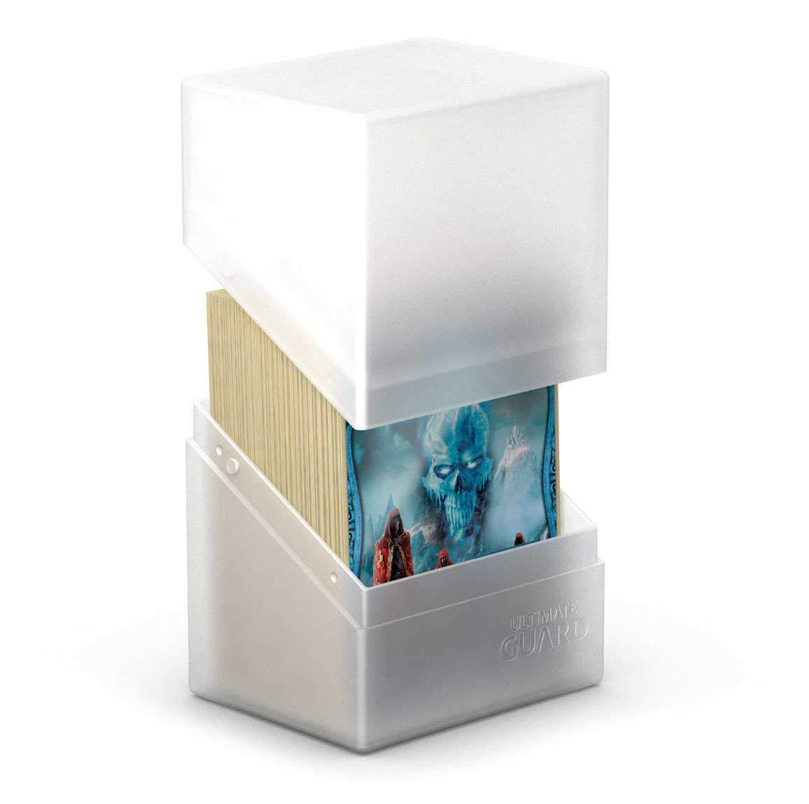 Ultimate Guard UGD010681 Boulder Deck Case 80+ Standard Size Box, Frosted, S