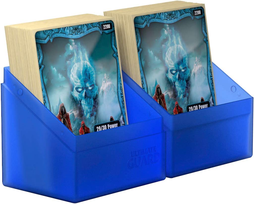 Ultimate Guard UGD010683 Boulder Deck Case 80+ Standard Size Box, Sapphire, S