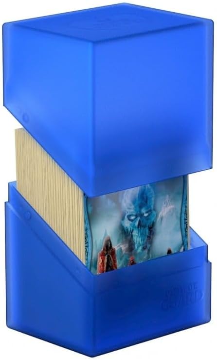 Ultimate Guard UGD010683 Boulder Deck Case 80+ Standard Size Box, Sapphire, S