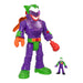 Imaginext DC Super Friends The Joker Insider & LaffBot 12-Inch Robot with Lights & Sounds plus Figure for Ages 3+ years, HKN47
