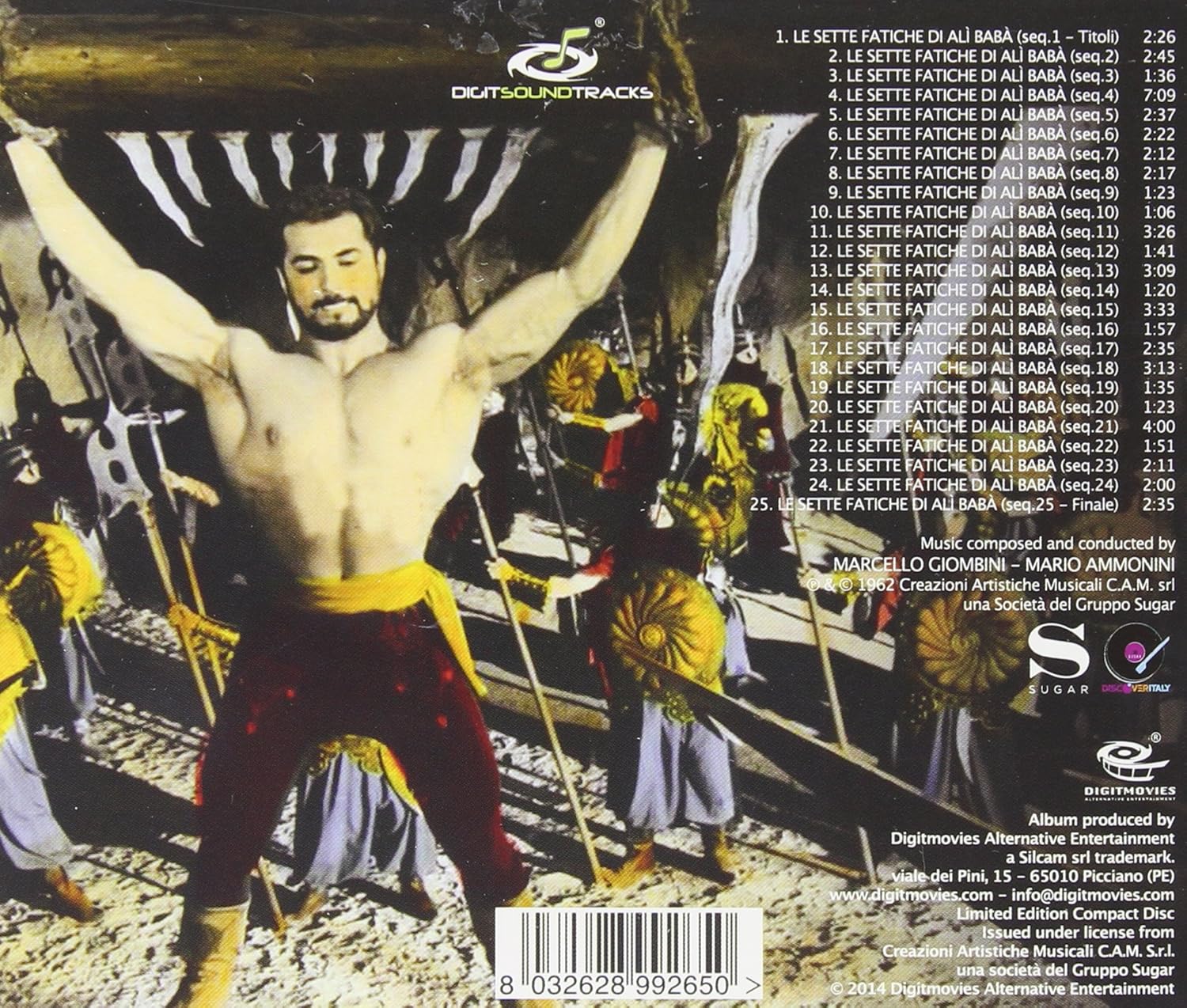 Le Sette Fatiche Di Ali Baba The Seven Tasks of Ali Baba Soundtrack