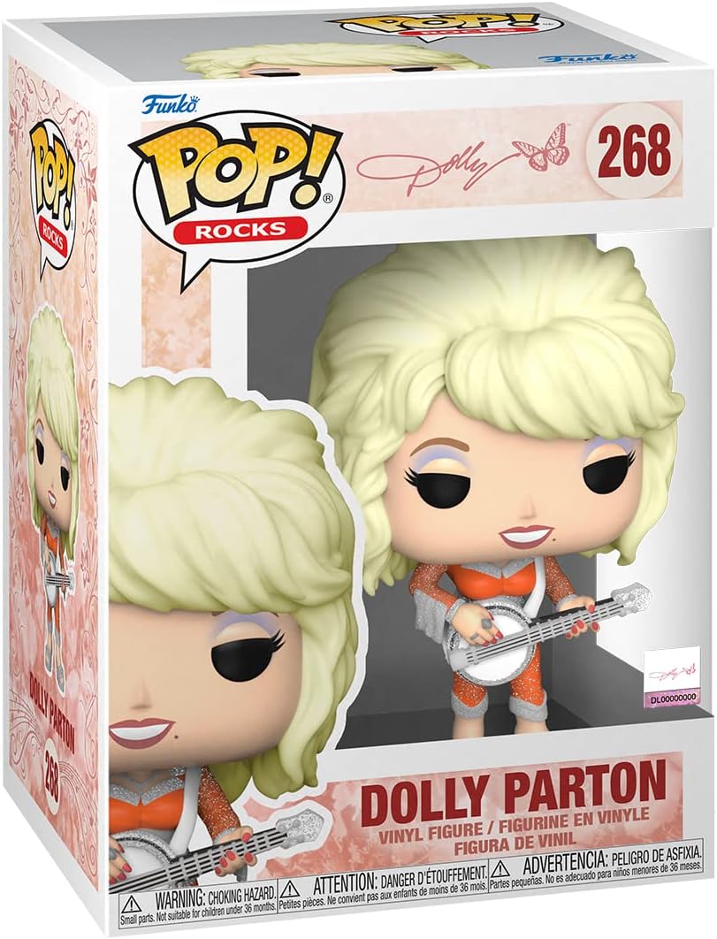 Funko POP! Rocks: Dolly Parton - Collectable Vinyl Figure - Gift Idea - Official Merchandise - Toys for Kids & Adults - Music Fans - Model Figure for Collectors and Display