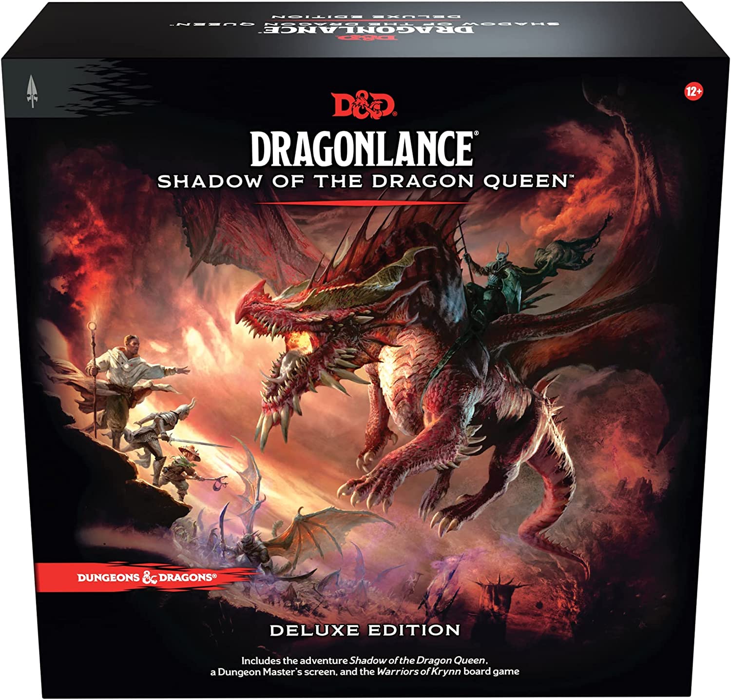 Dragonlance: Shadow of the Dragon Queen edizione Deluxe (Avventura di D&D, Schermo del DM + gioco da tavolo Guerrieri di Krynn - Versione Inglese