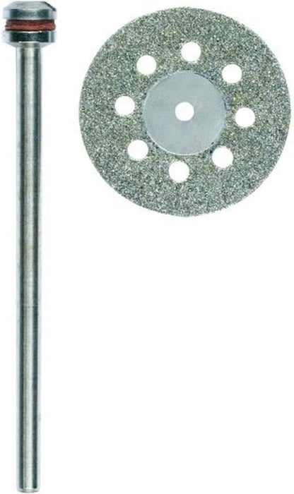 `Proxxon - Diamant Doorslijpschijf ?ƒ 20 Mm, Met Koelgaten + Houder`