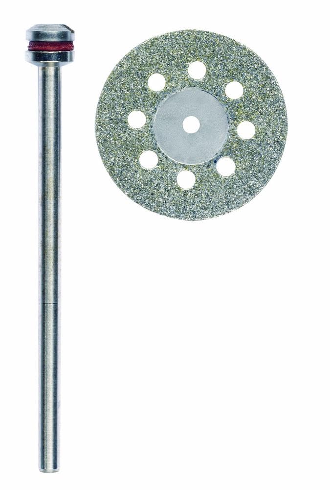`Proxxon - Diamant Doorslijpschijf ?ƒ 20 Mm, Met Koelgaten + Houder`