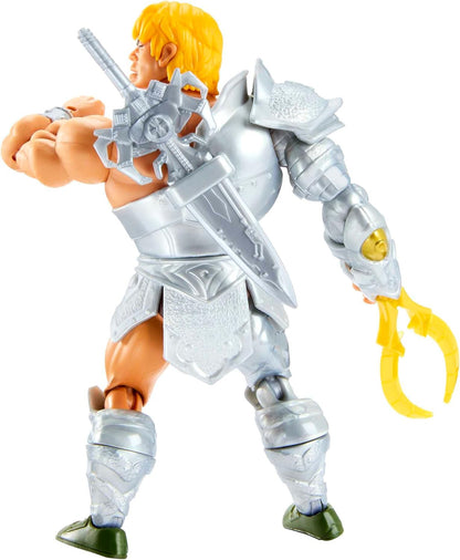 Masters del Universo MOTU Origins He-Man armadura serpiente Figura de acción, juguete +6 años (Mattel HKM64