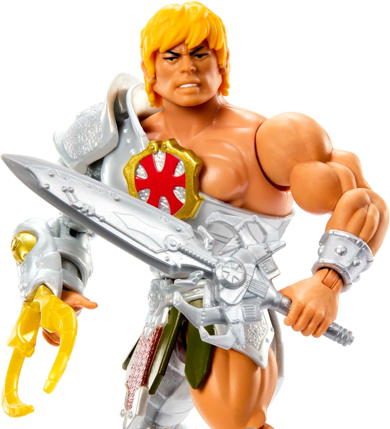 Masters del Universo MOTU Origins He-Man armadura serpiente Figura de acción, juguete +6 años (Mattel HKM64