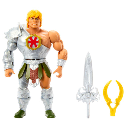 Masters del Universo MOTU Origins He-Man armadura serpiente Figura de acción, juguete +6 años (Mattel HKM64