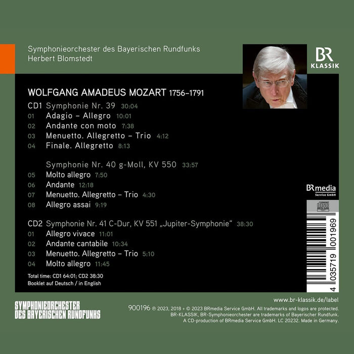 Mozart: Symphonien Nr. 39, 40 & 41