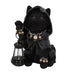 Nemesis Now Reapers Feline Cat Lantern Figurine, Black, 18.5cm
