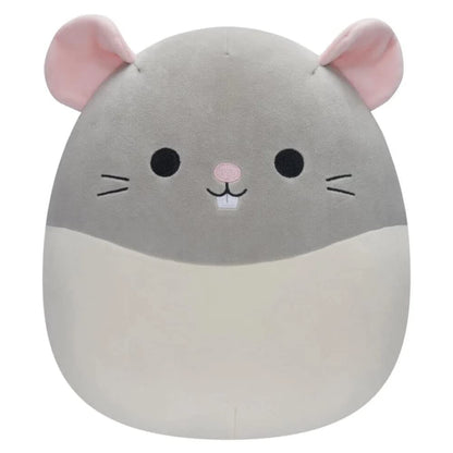 Squishmallows Original 12-Inch - Rusty the Grey and White Rat Rusty the Rat