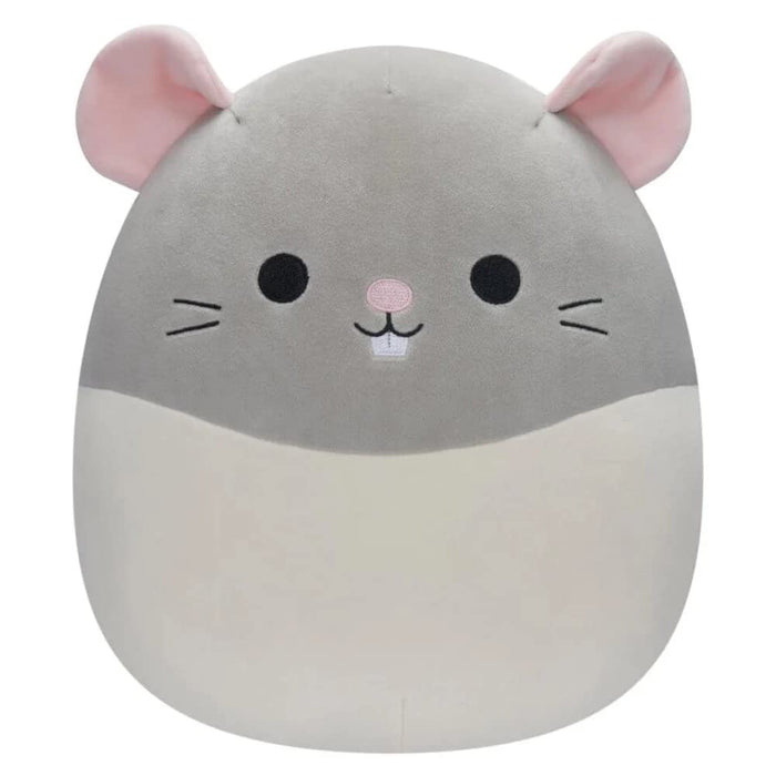 Squishmallows Original 12-Inch - Rusty the Grey and White Rat Rusty the Rat