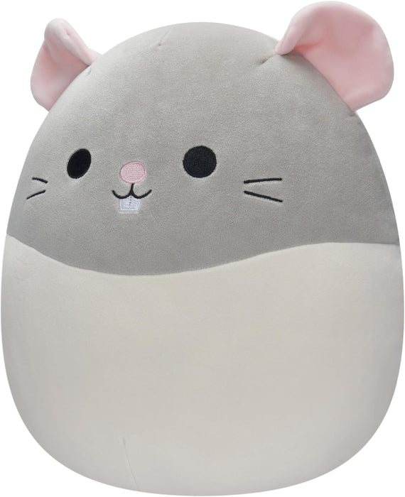Squishmallows Original 12-Inch - Rusty the Grey and White Rat Rusty the Rat