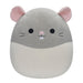 Squishmallows Original 12-Inch - Rusty the Grey and White Rat Rusty the Rat
