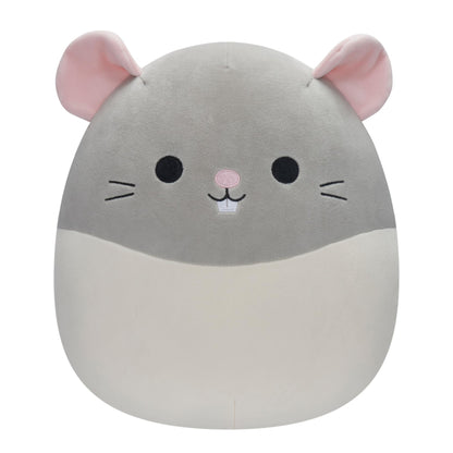 Squishmallows Original 12-Inch - Rusty the Grey and White Rat Rusty the Rat