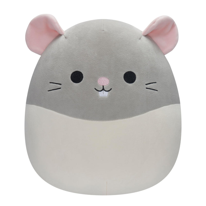 Squishmallows Original 12-Inch - Rusty the Grey and White Rat Rusty the Rat