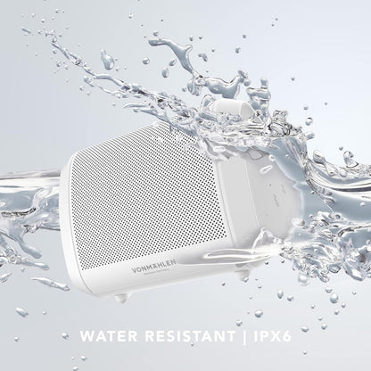 `Vonm?hlen - Air Beats Mini - Compact Bluetooth Speaker, White`