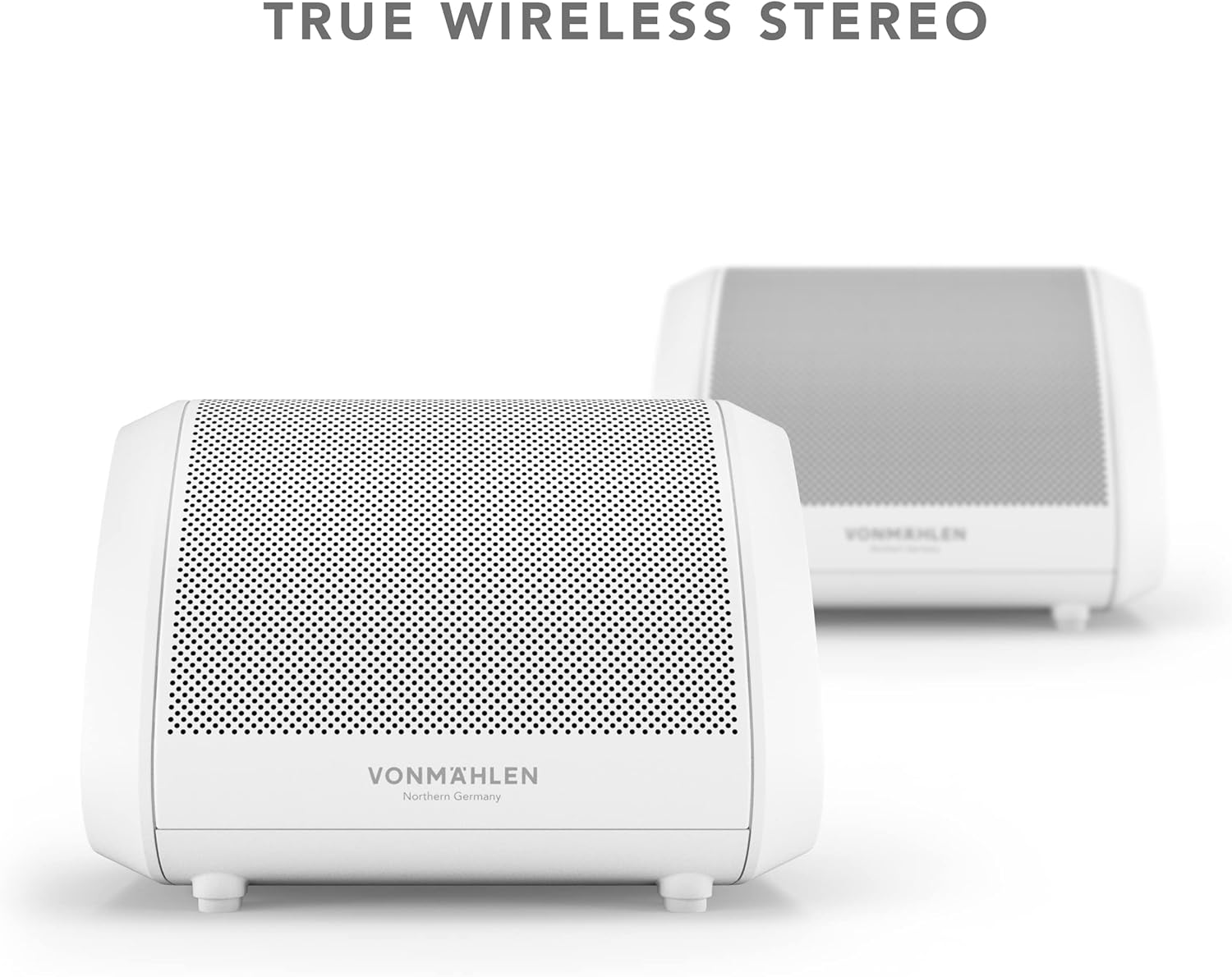 `Vonm?hlen - Air Beats Mini - Compact Bluetooth Speaker, White`