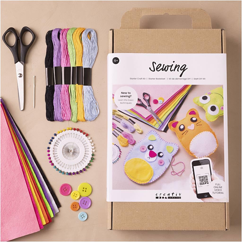 Creativ Company DIY Kit - Sewing - Teddy Bears (977540