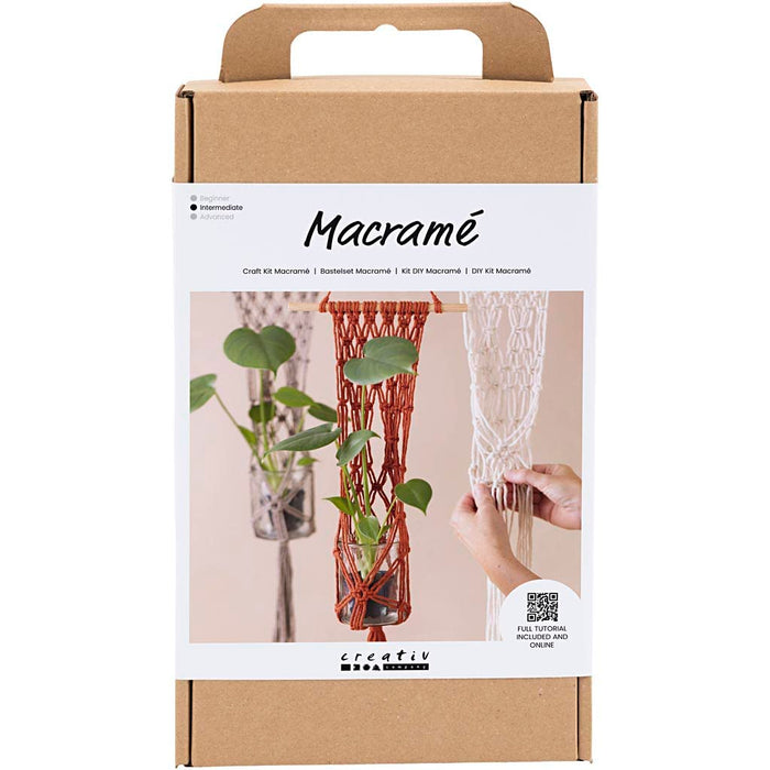 Creativ Company DIY Kit - Macrame - Flower Hanging (977555