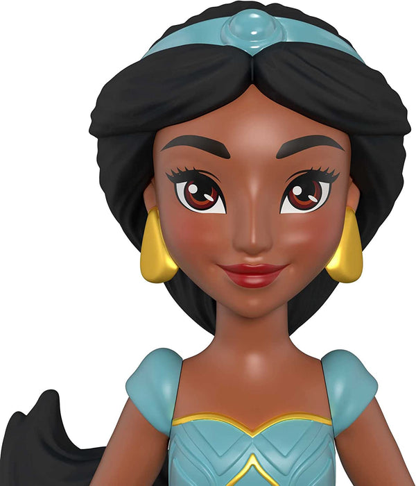 Disney Princess Toys, Princess Jasmine Posable Small Doll and Rajah Tiger Inspired by the Disney Movie Aladdin, Gifts for Kids, HLW83