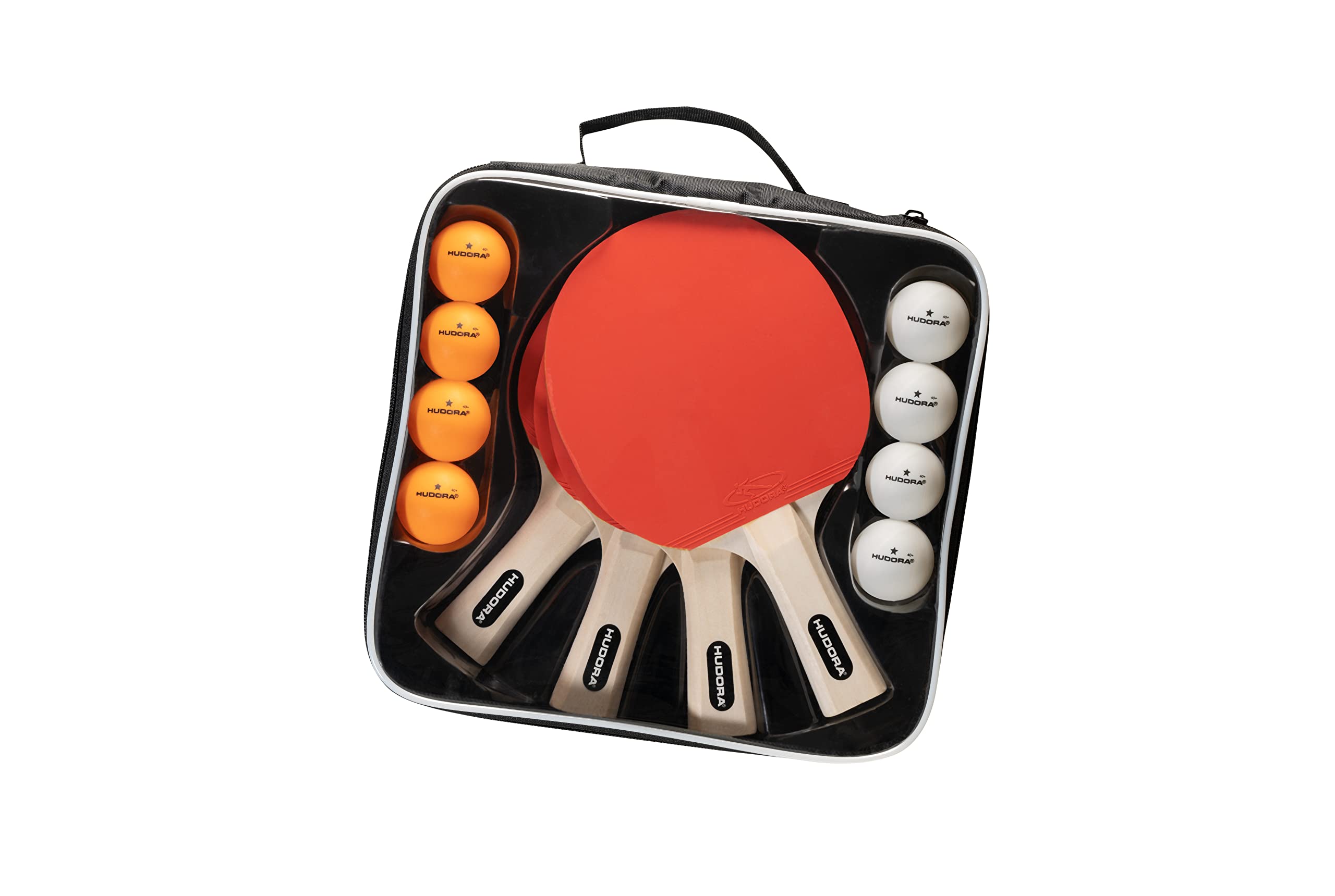 HUDORA Unisex Youth Table Tennis Set Friends, Multicoloured, Normal