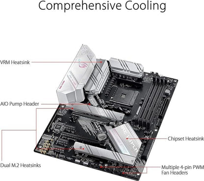 ASUS ROG STRIX B550-A GAMING, AMD AM4, ATX, 128GB DDR4, 4DIMM, DP, HDMI, PCIE