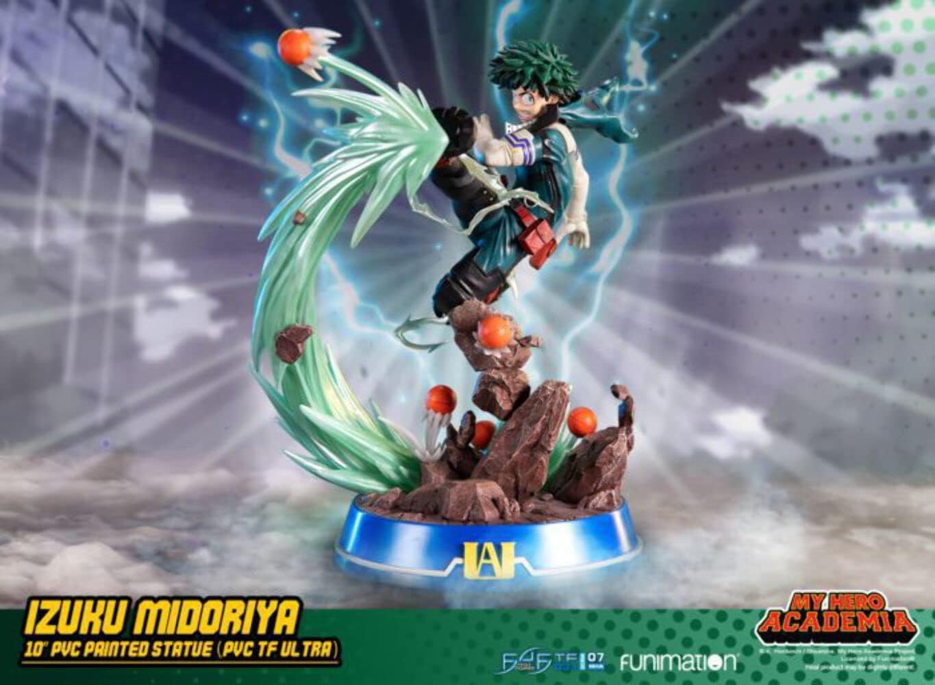 First4Figures MHADVST My Hero Academia Izuku Midoriya PVC Figurine, Multicolor