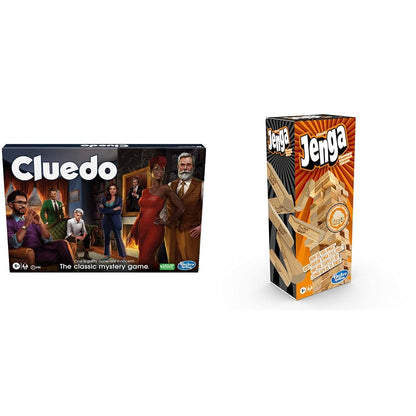 Hasbro Gaming Cluedo Brettspiel für Kinder ab 8 Jahren, neu interpretierter Klassiker für 2-6 Spieler, Detektiv-Rätselspiele, Familienzeit und Erwachsene